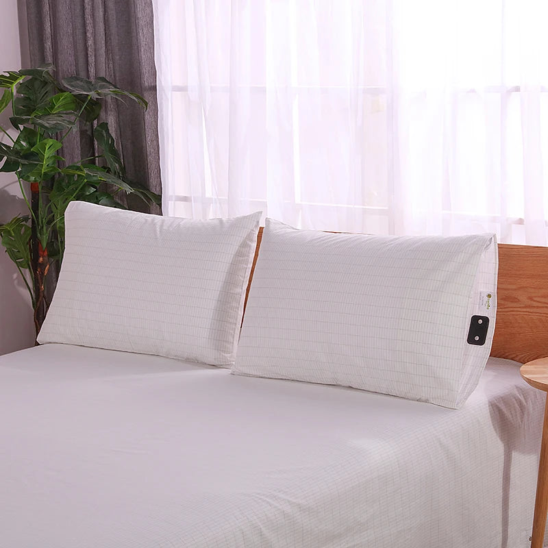 Conductive Grounded Flat Sheet with 2 pillow case Silver Conductive Fabric / Bacteriostatic